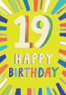 Picture of 19 HAPPY BIRTHDAY CARD